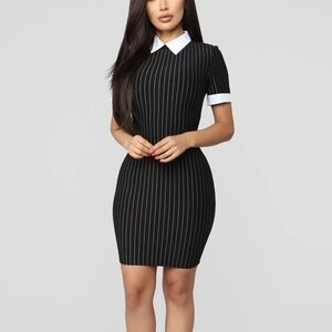 Mini Dress Collared Fashion Nova - S